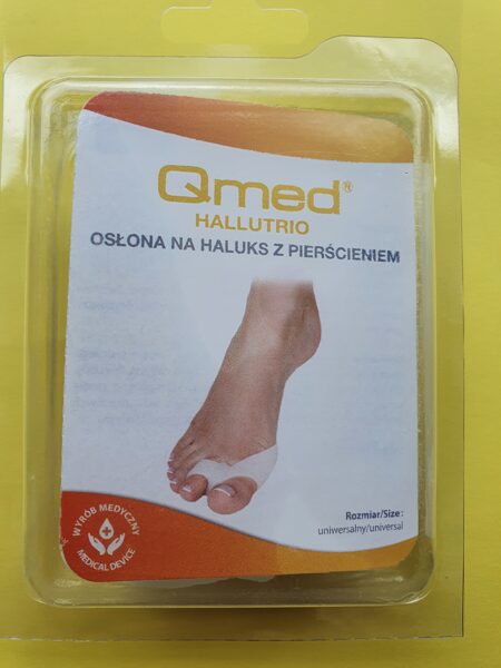 Qmed Kaju pirkstu starplika Hallutrio / Bunion protector with ring separator 