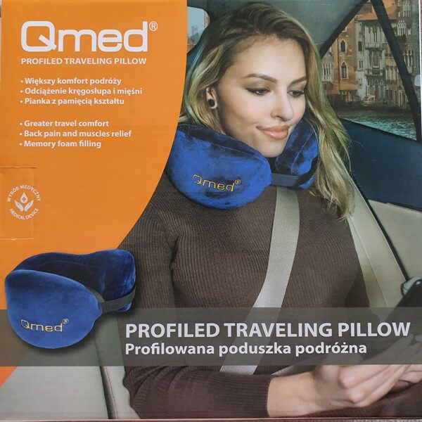 Qmed Ceļojumu spilvens - apkakle / Qmed Profiled Traveling