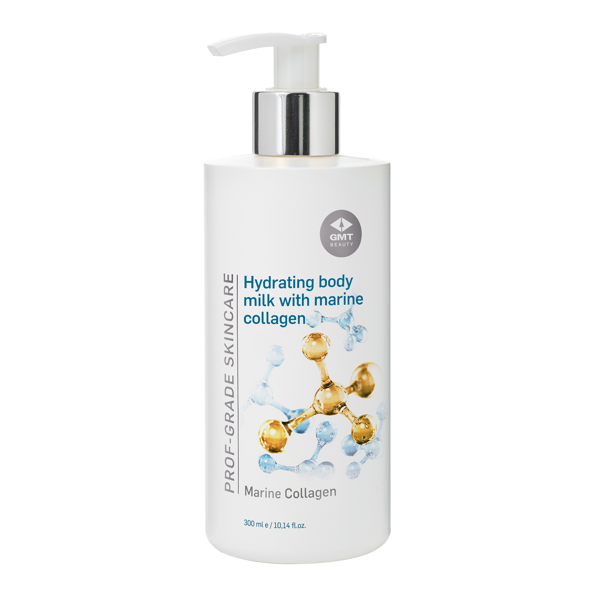 GMT BEAUTY Mitrinošs pieniņš ar kolagēnu un zaļo tēju (Hydrating body milk with marine collagen and green tea)