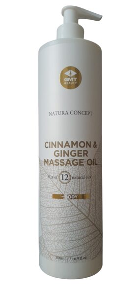 GMT BEAUTY Kanēļa un ingvera masāžas eļļa (CINNAMON & GINGER MASSAGE OIL)